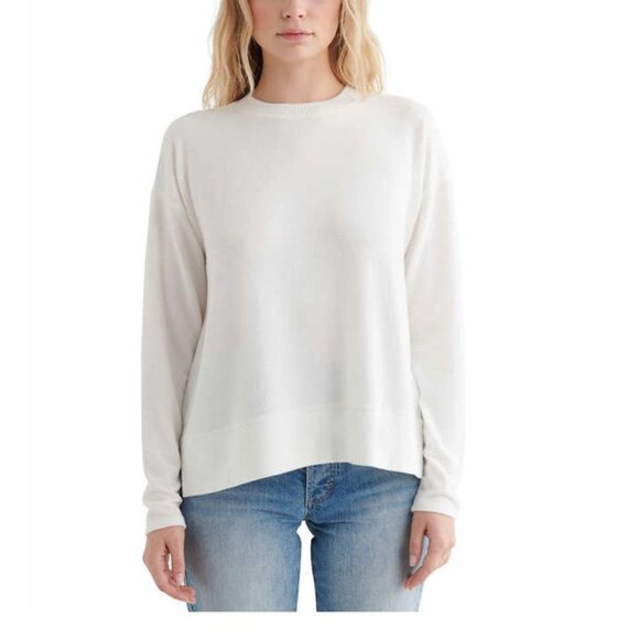 Lucky Brand Ladies Cozy Crewneck Sweater Size Medium - Picture 1 of 9